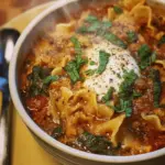 Spinach Lasagna Soup | Well of Nourishment