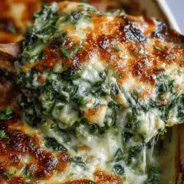 Easy Spinach Gratin