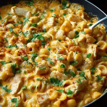 White Chicken Chili Mac Skillet