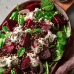 Beetroot and Crispy Lentil Salad