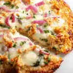 Low Carb White Chicken Chili Pizza