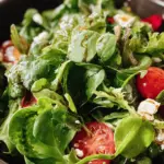 Mixed green salad with balsamic vinaigrette