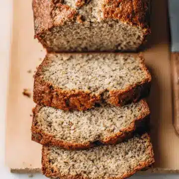 Vegan Banana Bread (Healthy + Easy)