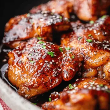 Skillet Teriyaki Chicken Thighs