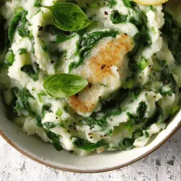 Creamy Spinach Potato Mash