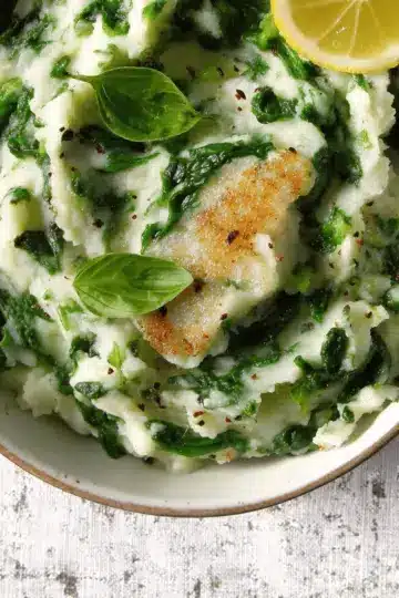 Creamy Spinach Potato Mash
