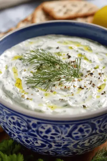 THE MOST DELICIOUS GREEK YOGURT DILL DIP!