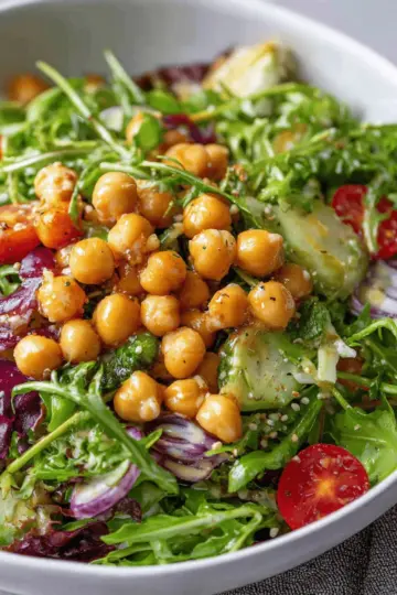 Chickpea Arugula Salad