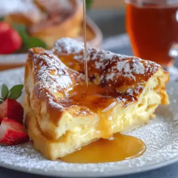 German Pancake with Butter Syrup