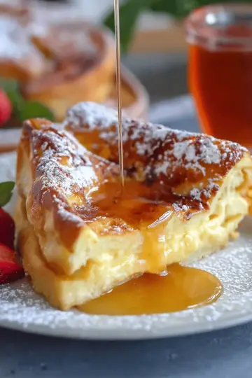 German Pancake with Butter Syrup