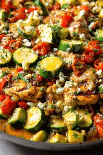 Tex Mex Chicken and Zucchini Recipe