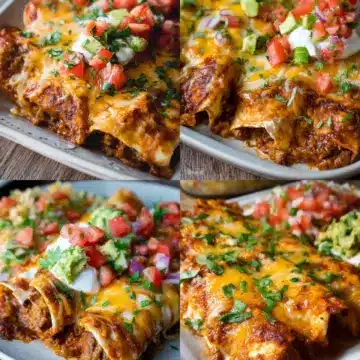 Easy Ground Beef Enchiladas
