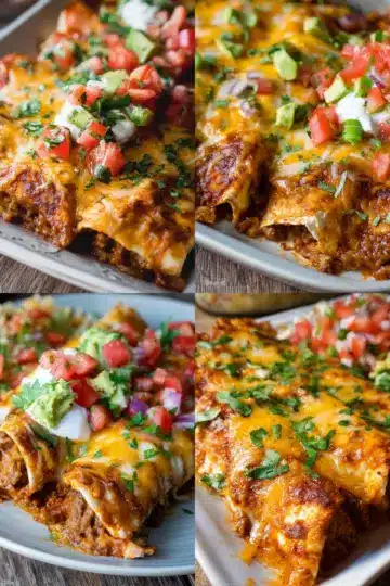 Easy Ground Beef Enchiladas