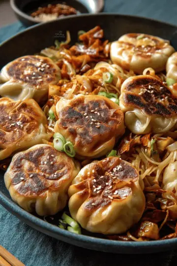 Pan-Fried Cabbage and Noodle Buns