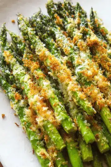 Parmesan Crusted Baked Asparagus