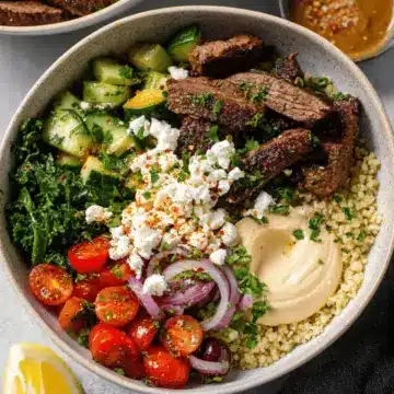 Mediterranean Steak Bowls