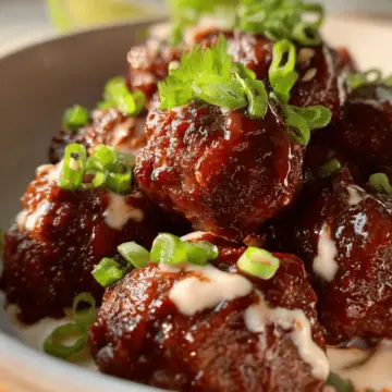 Korean BBQ Meatballs