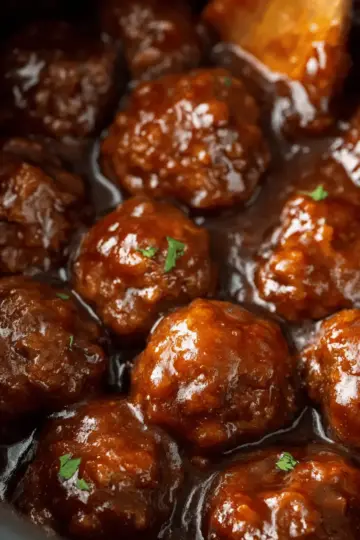 Slow Cooker Salisbury Steak Meatballs (Frozen Meatballs)
