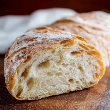 no knead ciabatta bread