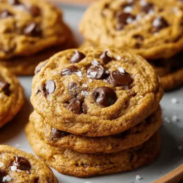 Brown Butter Pumpkin Chocolate Chip Cookies